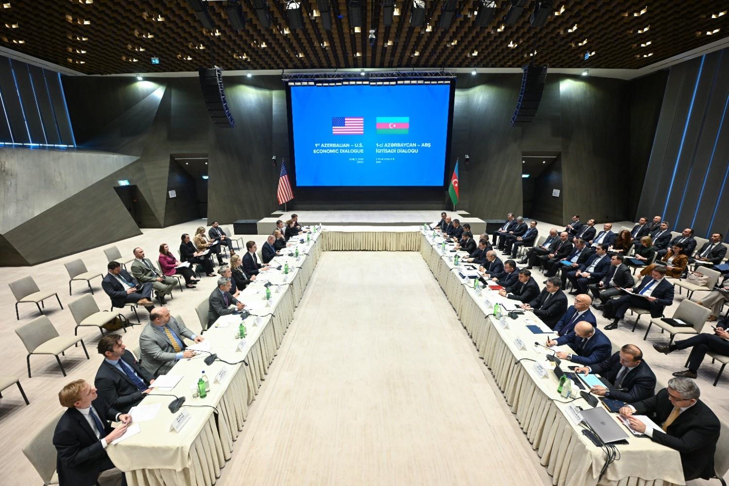 Azərbaycan-ABŞ İqtisadi Dialoqunun ilk iclası keçirilib